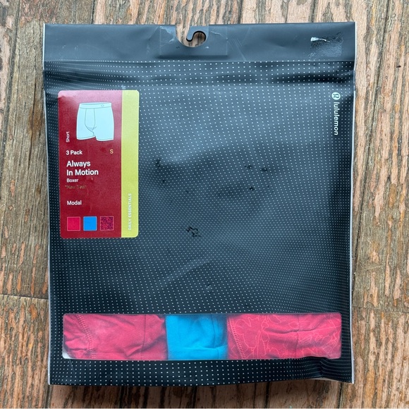lululemon athletica Other - COPY - Lululemon Athletica Vibrant Boxers - Lunar New Year - Red Blue